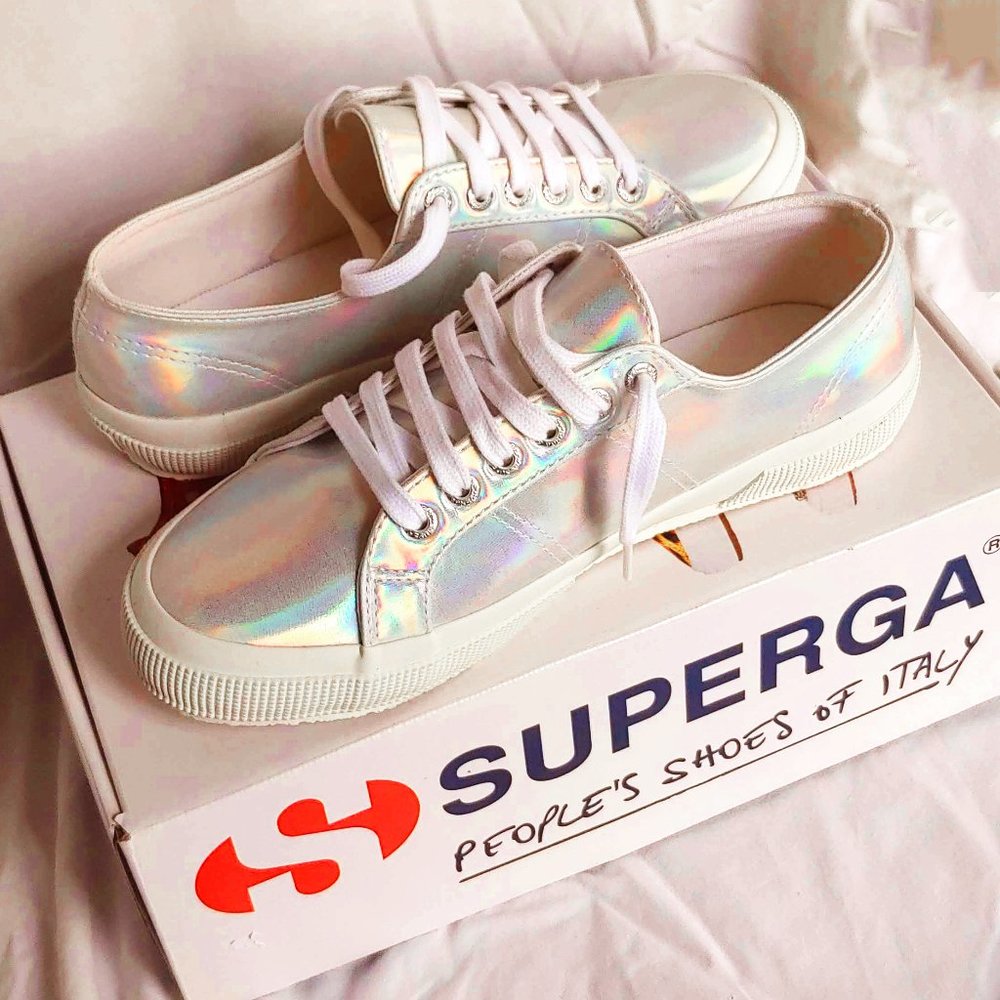 Superga Holographic iridescent Ankle-High shoe